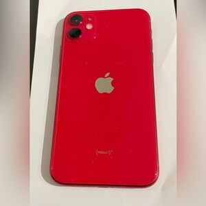 Apple iPhone 11 128GB unlocked. Red. EUC. No box or accessories.